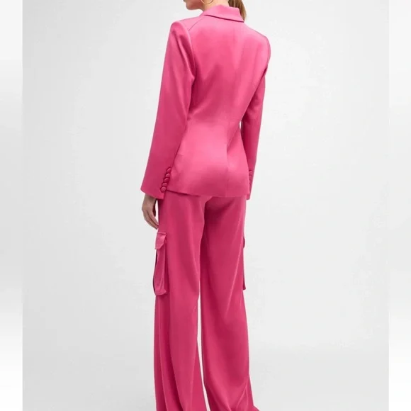 Veronica Beard Miller Dickey Blazer Hibiscus - Picture 3 of 16